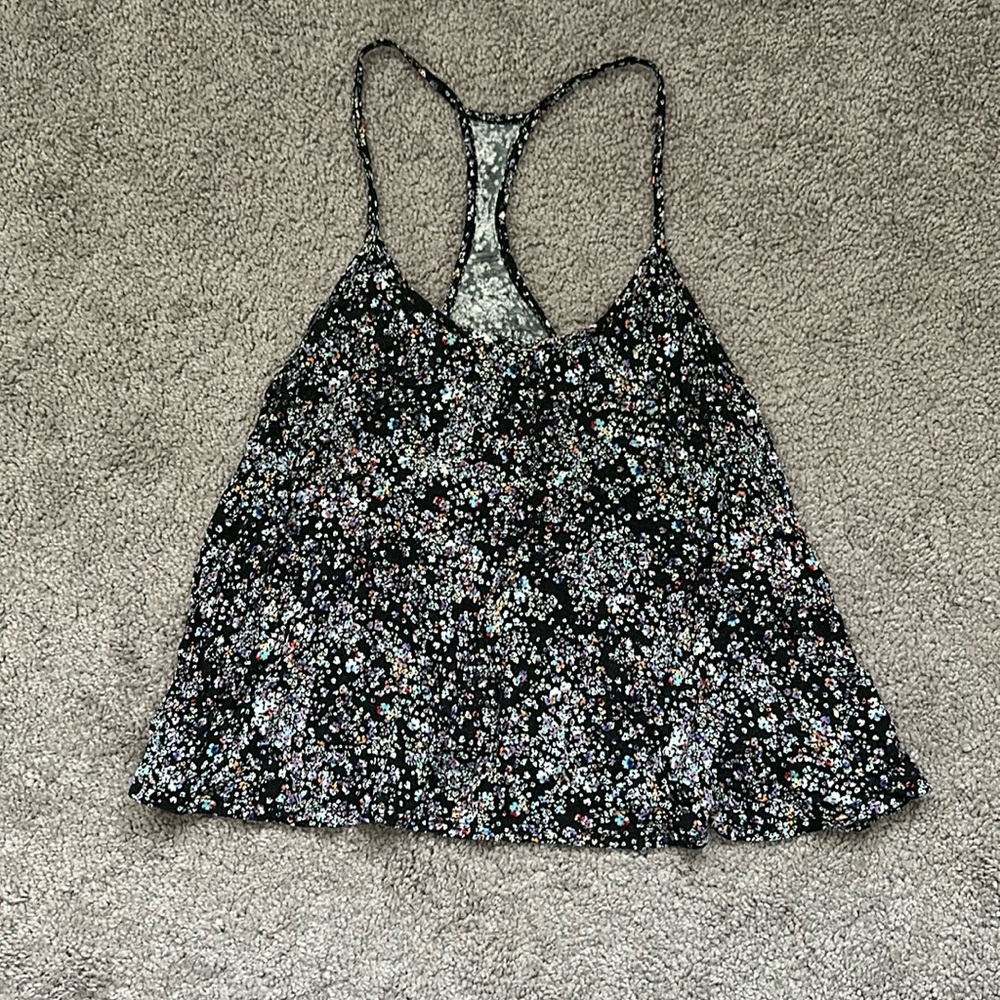 Floral Loosely Fitted Tank Top